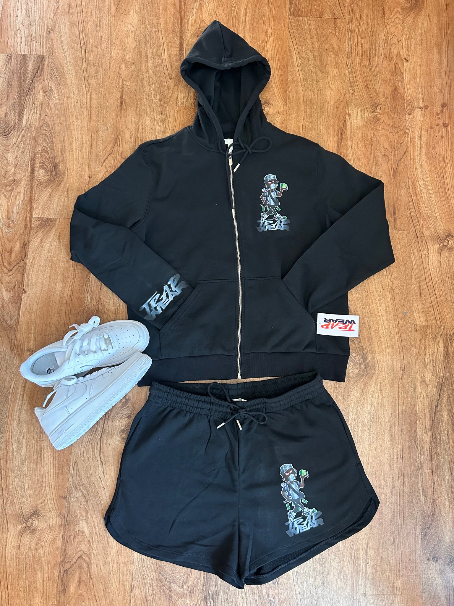 Trapwear Zip Up Short Set