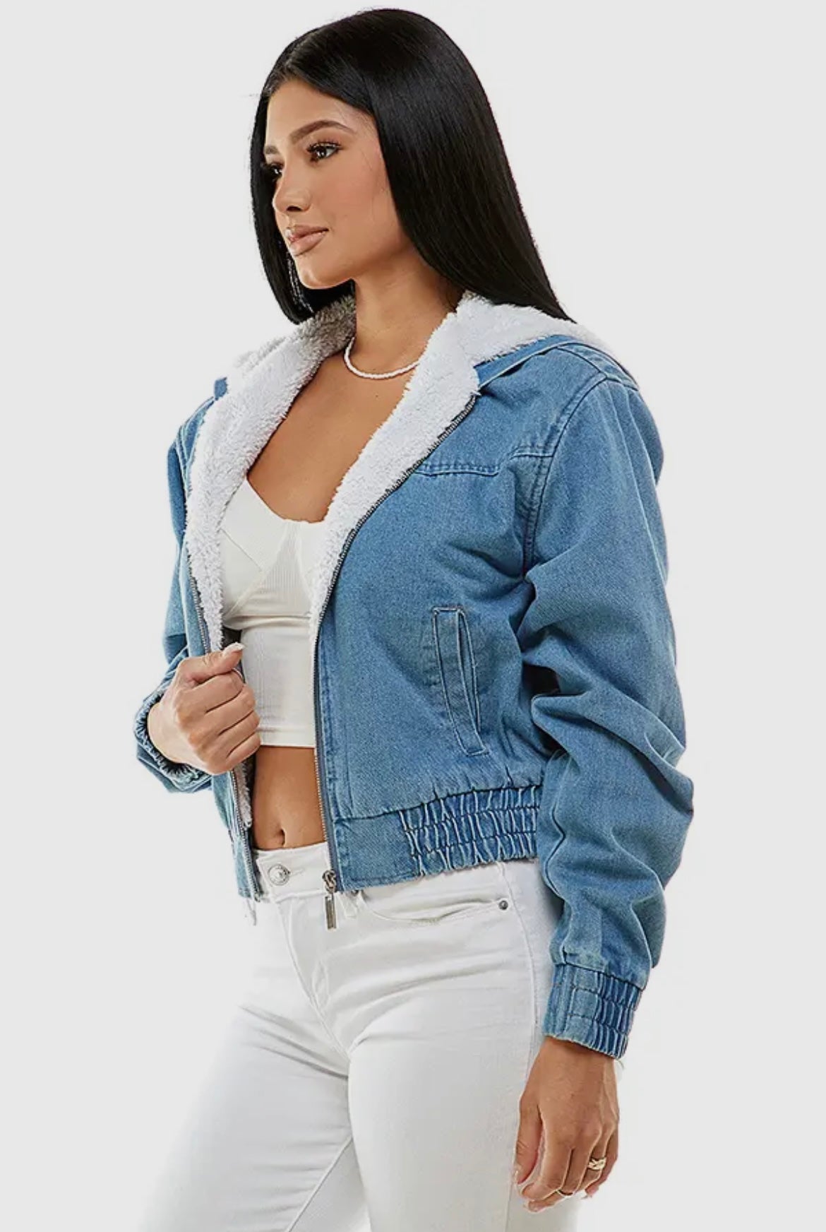 Better With You Denim Hooded Jacket