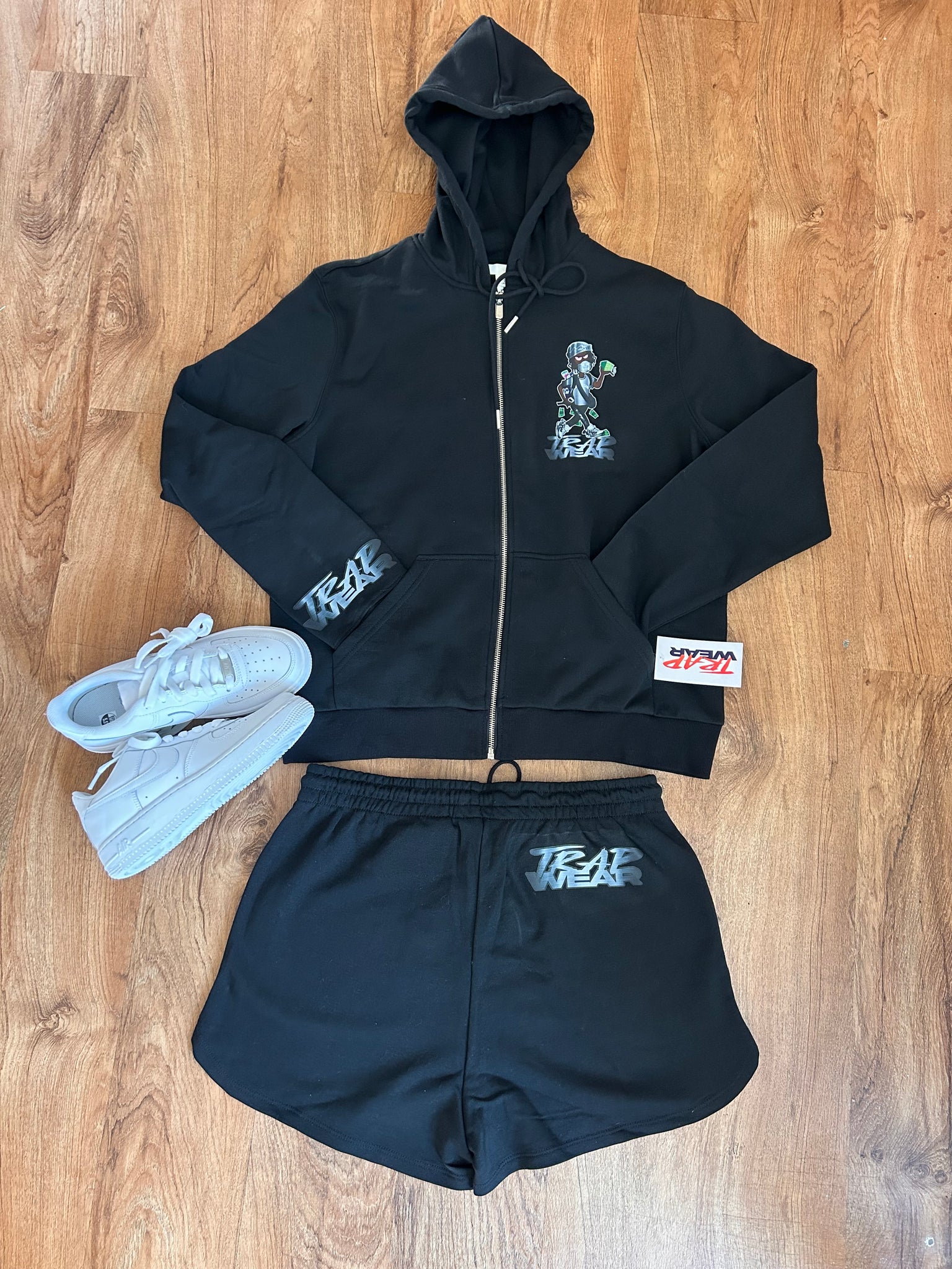 Trapwear Zip Up Short Set