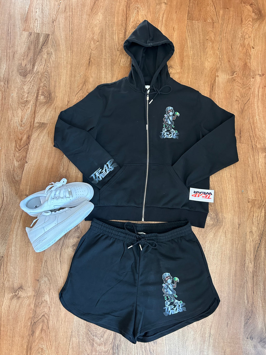 Trapwear Zip Up Short Set